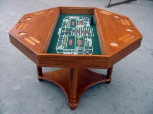 China 4 In 1 Casino Game Table For Club , Poker Dining Table With Veneer Roulette on sale