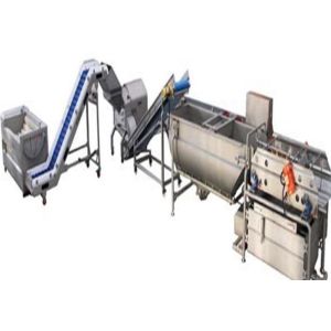 China 4.2KW Vegetable Cleaning Machine , Compact Structure Vegetable Washing Machine wholesale