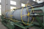 Automatic Gabion Wire Netting Machine Width 4300mm PLC Control 22kw