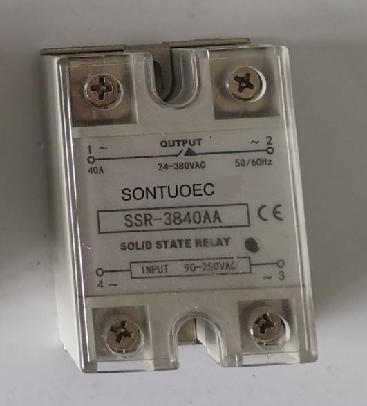 Quality DC To AC Single Phase Direct Current SSR Solid State Relay for sale