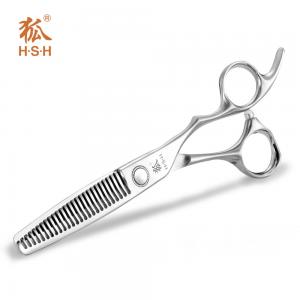 China Japanese Steel Hair Thinning Scissors , Stable High End Japanese Cobalt Shears wholesale