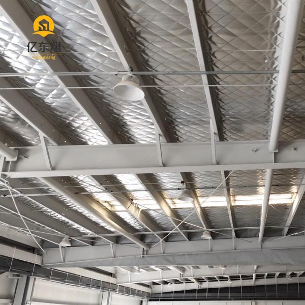 Hot Dip Galvanized Or Painted Finish Metal Workshop Buildings Welded Connection As Requested Parapet Wall