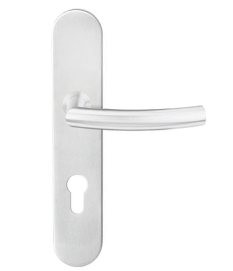 EN1906 door handle sets with spring loaded plate