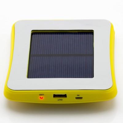 Quality Window Sticker Solar Panel 2600mAh Polymer Waterproof Power Bank for Outdoors Hiking for sale