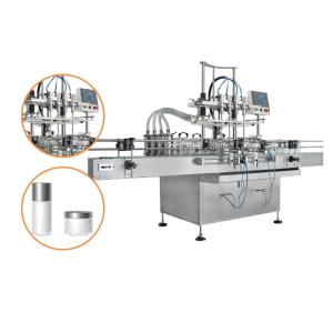 China Automatic Inline Multy Heads Horizontal Piston Filling Equipment System Volumetric Servo Driven wholesale