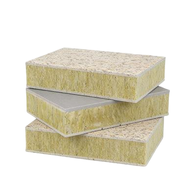 Prefabricated Rock Wool Insulation-Decorative Integrated Panel
