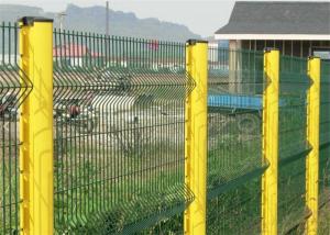 China Colored Steel Wire Mesh Security Fence , Garden Mesh Fencing Durable Easy Install wholesale