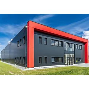 Prefabricated Steel Mall Building Portal Frame Q235B Q355B