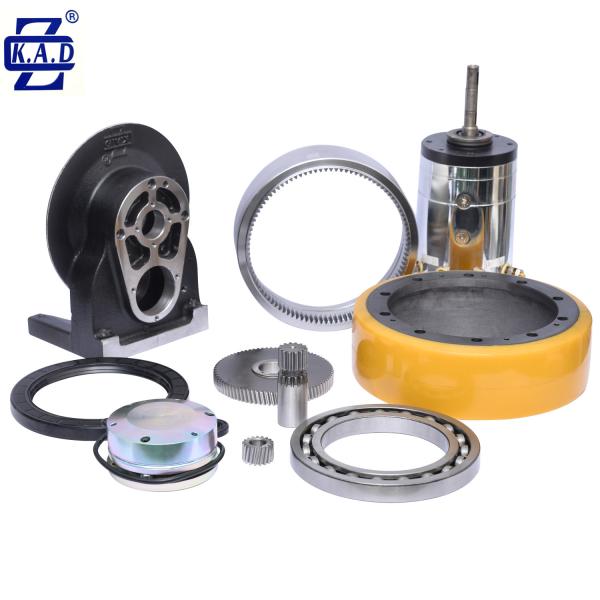 1.2kw Horizontal DC Motor Drive System Pallet Truck Wheels Forklift Drive Wheel Assembly