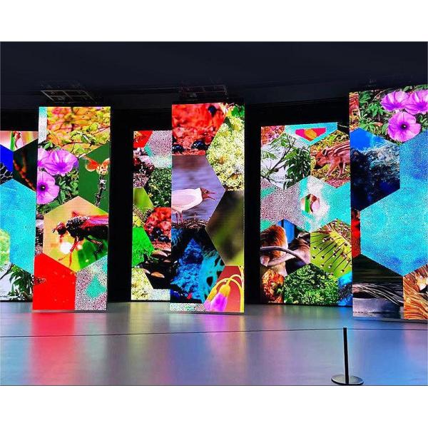 Movable mirror Led screen vertical floor LED poster machine