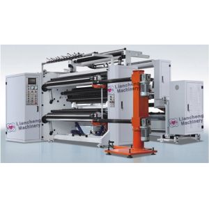 China Adhesive Paper / Film Roll Label Rewinder Machine Perfect Integration Design wholesale