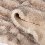 Soft Plush Fabric for Home Textile 100% Polyester Elastic Faux Rabbit Fur 58/60"