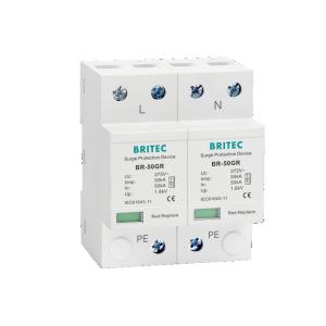 China BRITEC BR-50GR 275 2P Ac Type 1 Spd Surge Protective Device Lightning Protection Arrester T1 spd on sale