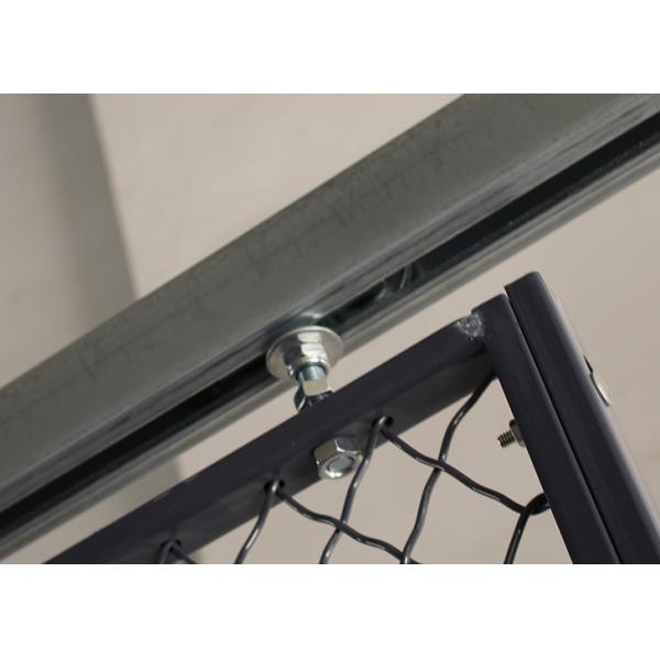 Roofed 3 Sides Wire Mesh Security Partitions Warehouse Cage Systems 20*10 *8