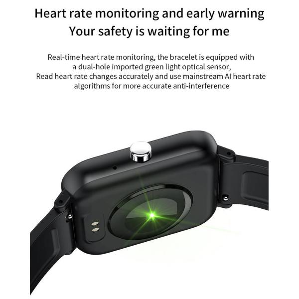 180mAh Bluetooth IOT Devices Fitness Smartwatch BT Music Calories Burn For Workout