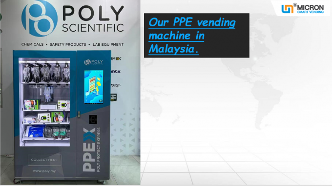 Malaysian customer case of PPE vending machine