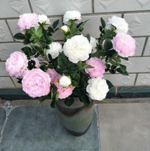 China Decorative Artificial Flower Bouquet Peony Flowers For Home Wedding wholesale