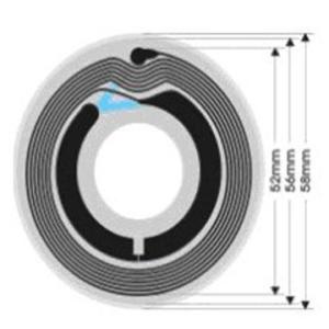 SLI Opaque Matt Paper HF RFID Smart Tags Round Multi Detection Waterproof
