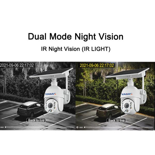 2K Home Security Camera 0.003W Standby Power Solar WiFi CCTV Camera