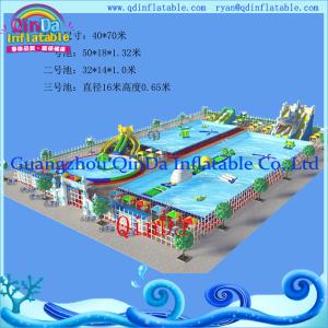 China Inflatable Swimming Pool with Slide, Frame Pool Slide, Mobile Pool, Pool Park wholesale