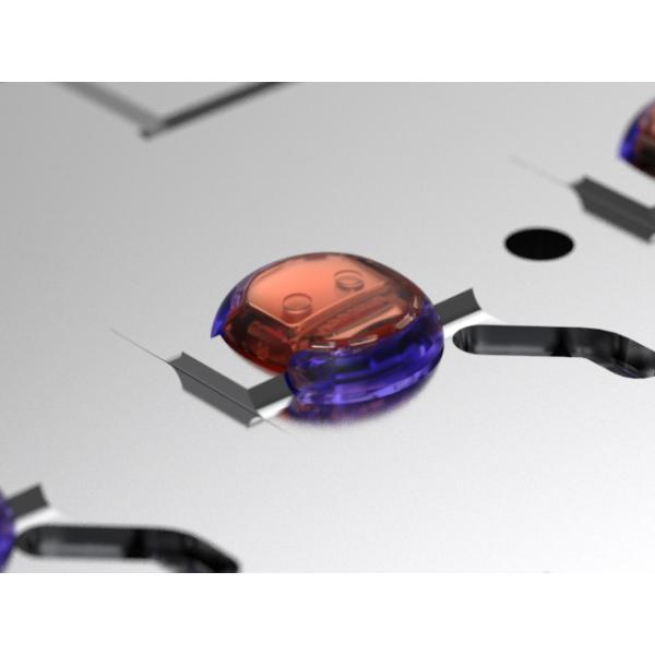 OEM / ODM : Precision Injection Molding & Transparent Earphone Terminal (1*8) No.23570-B