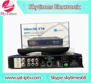 China jb200 wifi JYNXBOX ULTRA HD V5 satellite receiver ultra hd v14 fan installed fta hd receiver 1080p wholesale