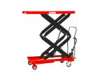 PTS500 PTS800 Double Scissors Mobile Hydraulic Lifting Table Loading Capacity