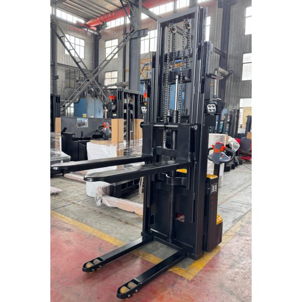 Pedestrian electric stacker walkie stacker 1.5 ton 2 ton 3 ton 1.6m 2m 3m electric lifting workshop trolley PU wheel with CE