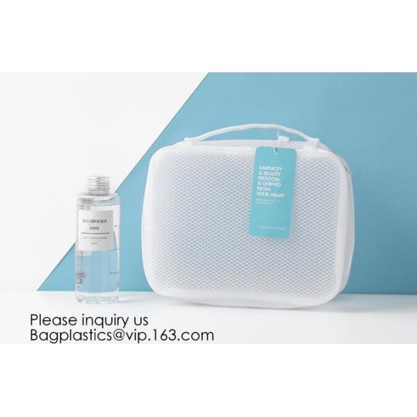 Eco ladies cosmetic bag PU leather pvc cosmetic pouch,Reusable Ladies Girls Clear Transparent PVC Cosmetic Pouch