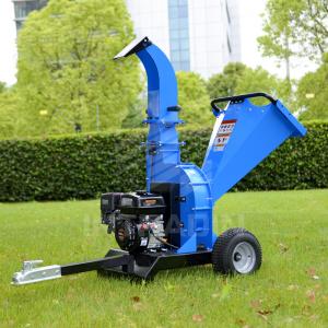 China 270 Degree Range Wood Chipper Shredder With Adjustable Upper Discharge Chute on sale