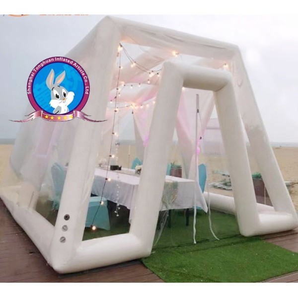 Ox Shape Amusement Park Advertising Inflatable Transparent Dome Tent Event Promotional Bubble Tent