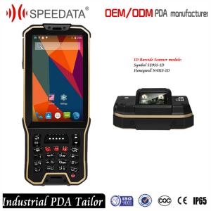 China Wifi , Bluetooth Barcode Scanner Handheld for Android Device with MTK 6753 CPU 4G , 3G , 2G and GPS Supported wholesale