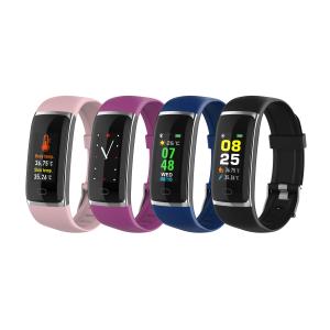 Black TFT IP67 Tuya Smartwatch With Oximeter And Body Temperature