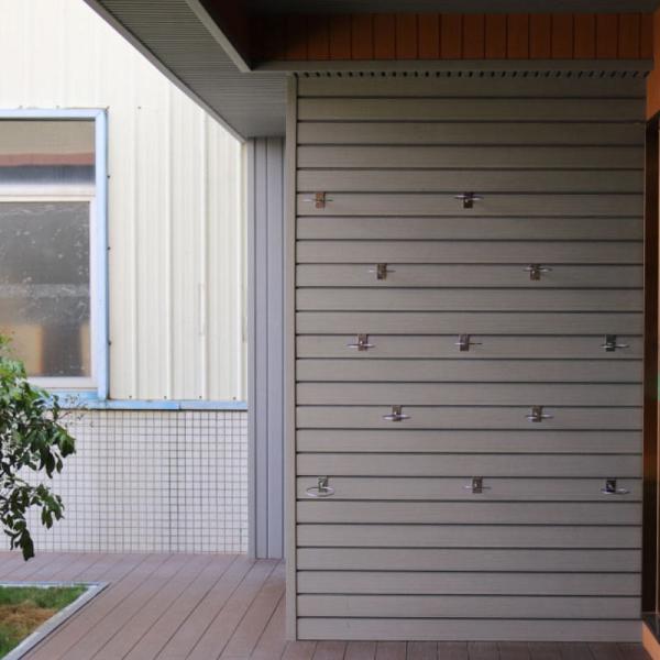 Quality Synthetic WPC Wall Cladding lightweight Wood Plastic Exterior Wall Cladding for sale