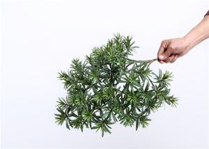China D077 Artificial Evergreen Branches , Artificial Flower Branches Podocarpus Macrophyllus wholesale