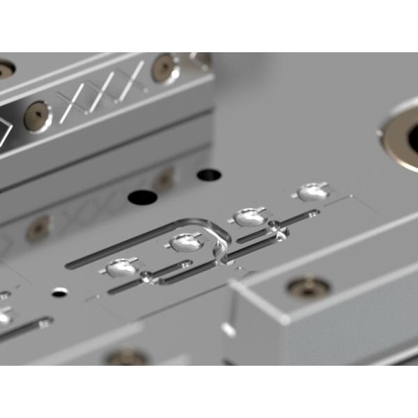 OEM / ODM : Precision Injection Molding & Transparent Earphone Terminal (1*8) No.23570-B