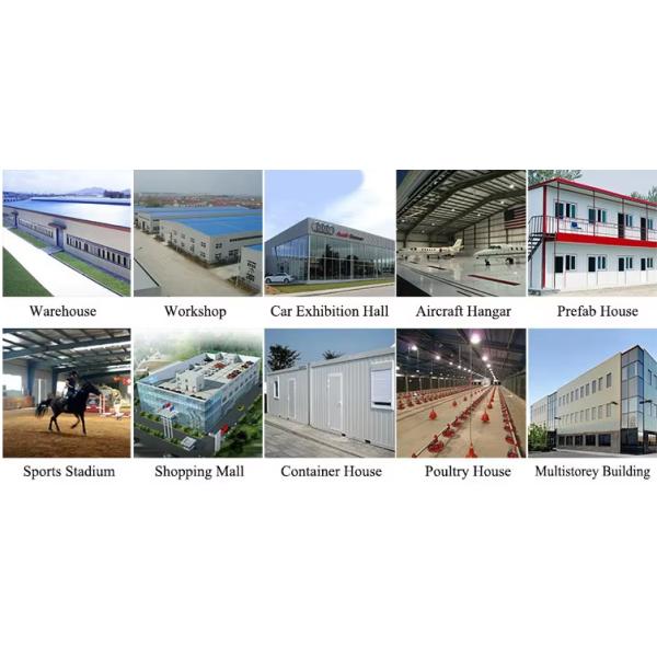 Earthquake Resistant Steel Structure Construction Recycled Workshops