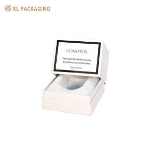 China Luxury Custom Cosmetic Box Shockproof Foam Insert Transparent Window Easy Unboxing Design Protect Fragile Products Elevate Unboxing For Beauty Enthusiasts on sale