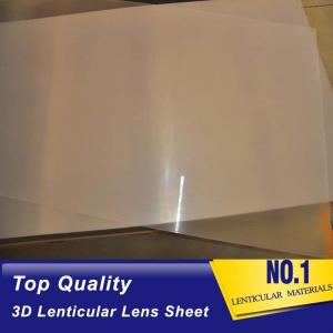 China Thin And Sharp Clear 3D Lenticular Lens Sheet Plastic 75 Lpi Platic Film Lenticular Sheet For 3D Images Printing Service on sale