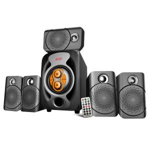 5.1 Home Theater Speaker System with 90W Output Power and USB/SD/FM Support Apt-x