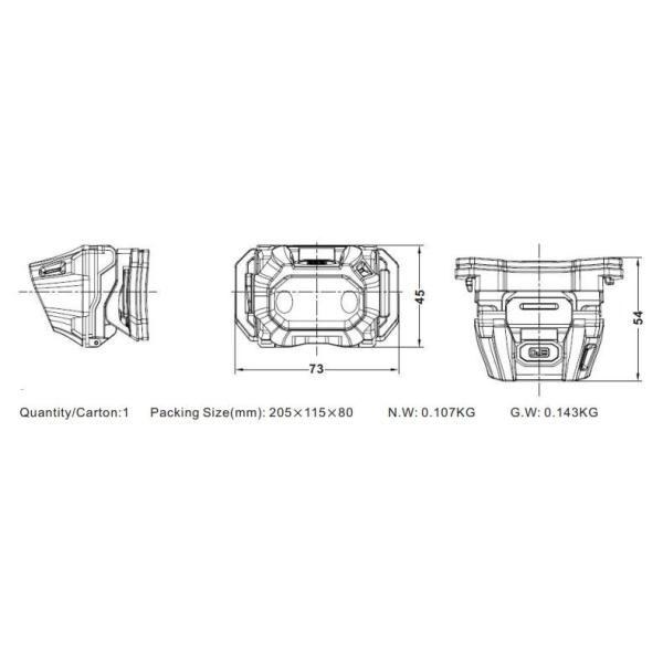 T6 Explosion Proof Flashlight Rechargeable IP54 Explosion Proof Head Light