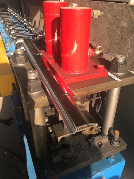 Quality 12 Mpa Adjustable Cold Roll Forming Machine Manual Feeding With 3 Groups Solenoid Valve for sale