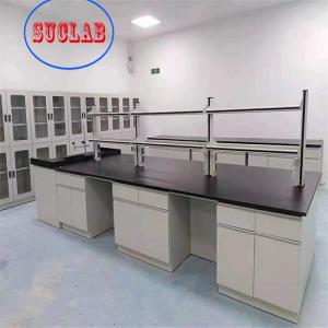 China Wholesale Cheap Price Cold Rolled Steel Structure Floor Mounted  Laboratory Workstation Supplier Hong kong wholesale