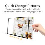 Portable LED Wall Light box Menu Display Board A1 A2 A3 A4 A5 for Restaurant
