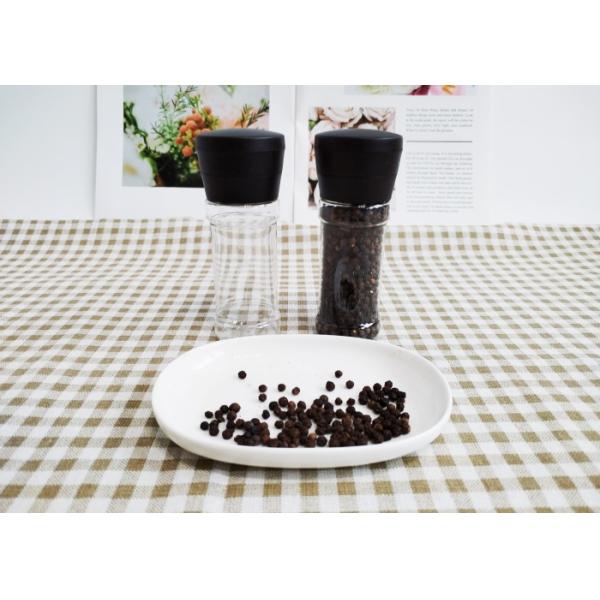 Sustainable Use Refillable Salt And Pepper Plastic Grinders with Ceramic Core