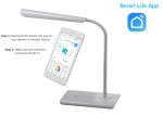 WIFI Controlled Modern LED Table Lamps Works with Alexa and Google Assistant