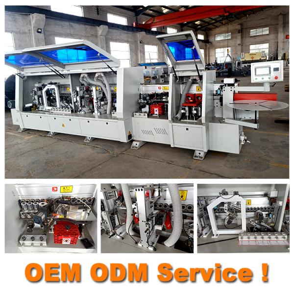 16.5KW Power Building Material Shops Wood Furniture Machine Straight Automatic Edge Bander