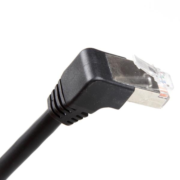 Durable Cat6 RJ45 SFTP Shielded Ethernet Cable Straight To 270 Degree