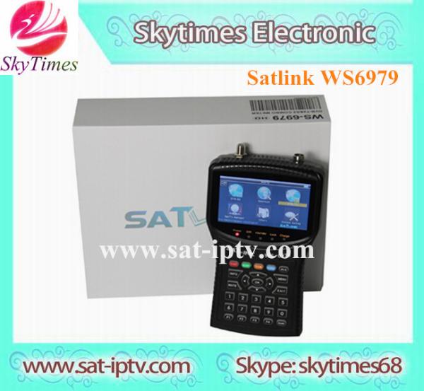 Quality WS-6979 Spectrum Meter Analyzer DVB-S2 & DVB-T2 Combo Digital Satellite Finder  LED for sale