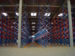 Conventional Galvanized Pallet Racking Weight Capacity 2.5 Ton For Textile